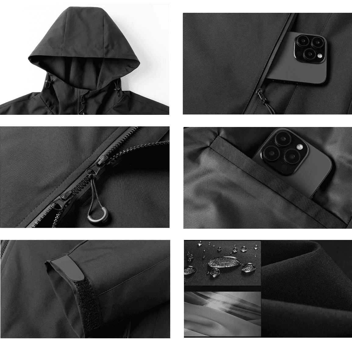 レインウェア アウトドア対応マルチレインジャケット