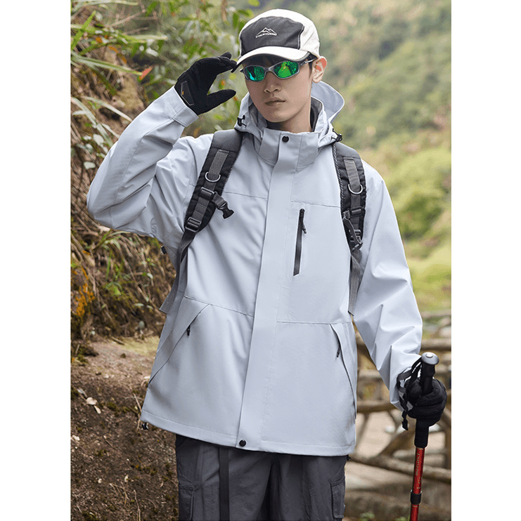 レインウェア アウトドア防水ジャケット