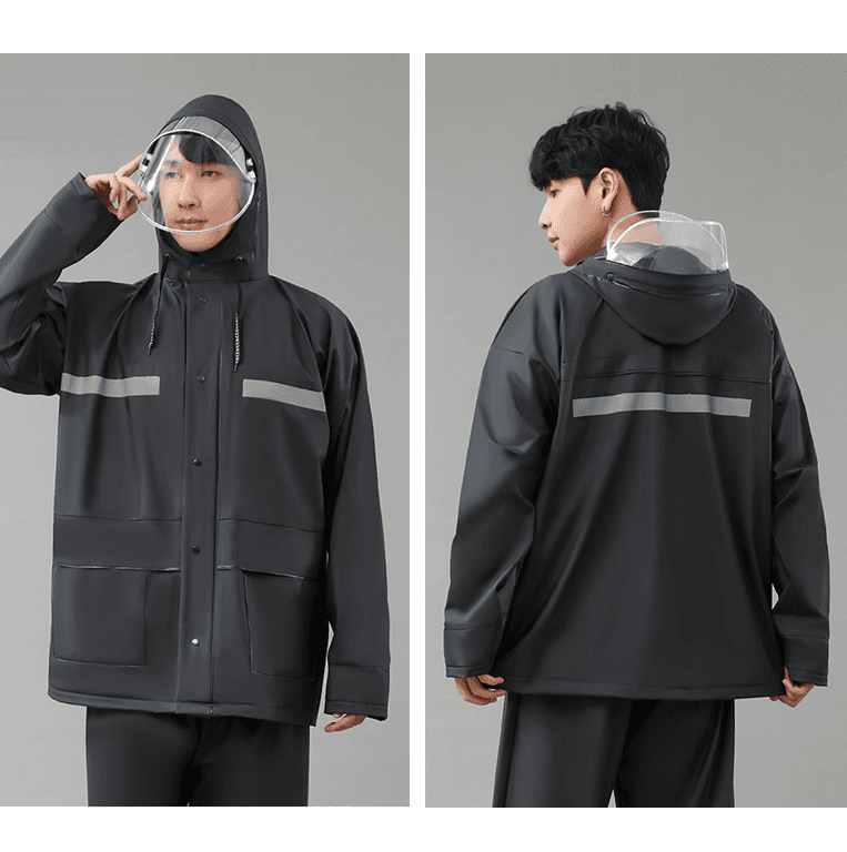 シームレス防水レインウェア上下セット