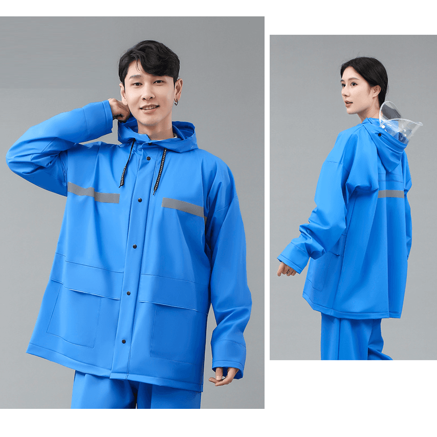 シームレス防水レインウェア上下セット