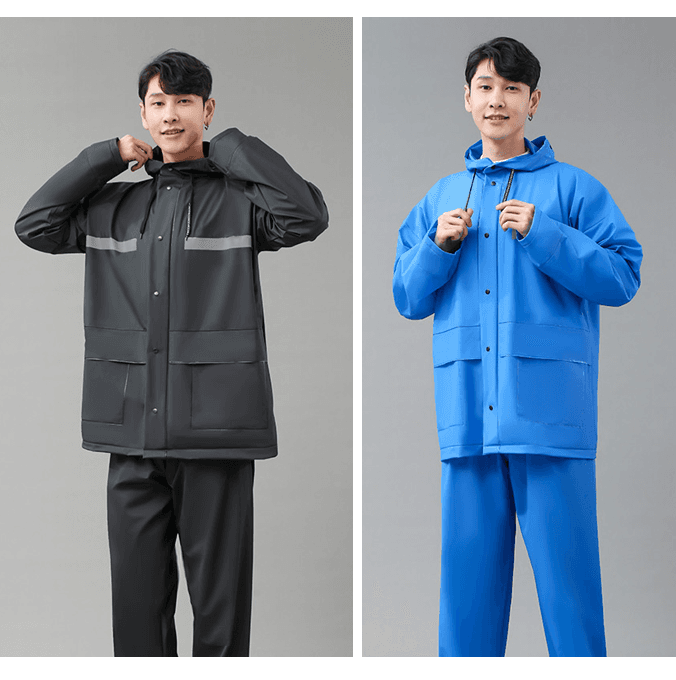 シームレス防水レインウェア上下セット