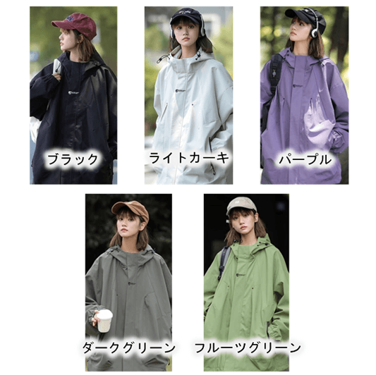 軽量防水アウトドアレインウェア