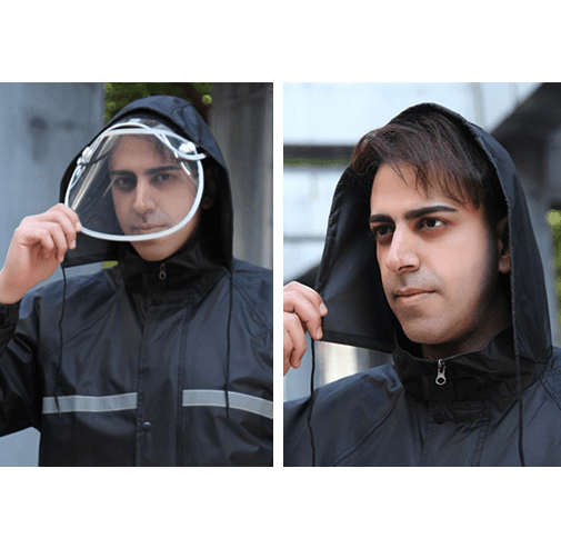 レインウェア 安全作業用レインコート