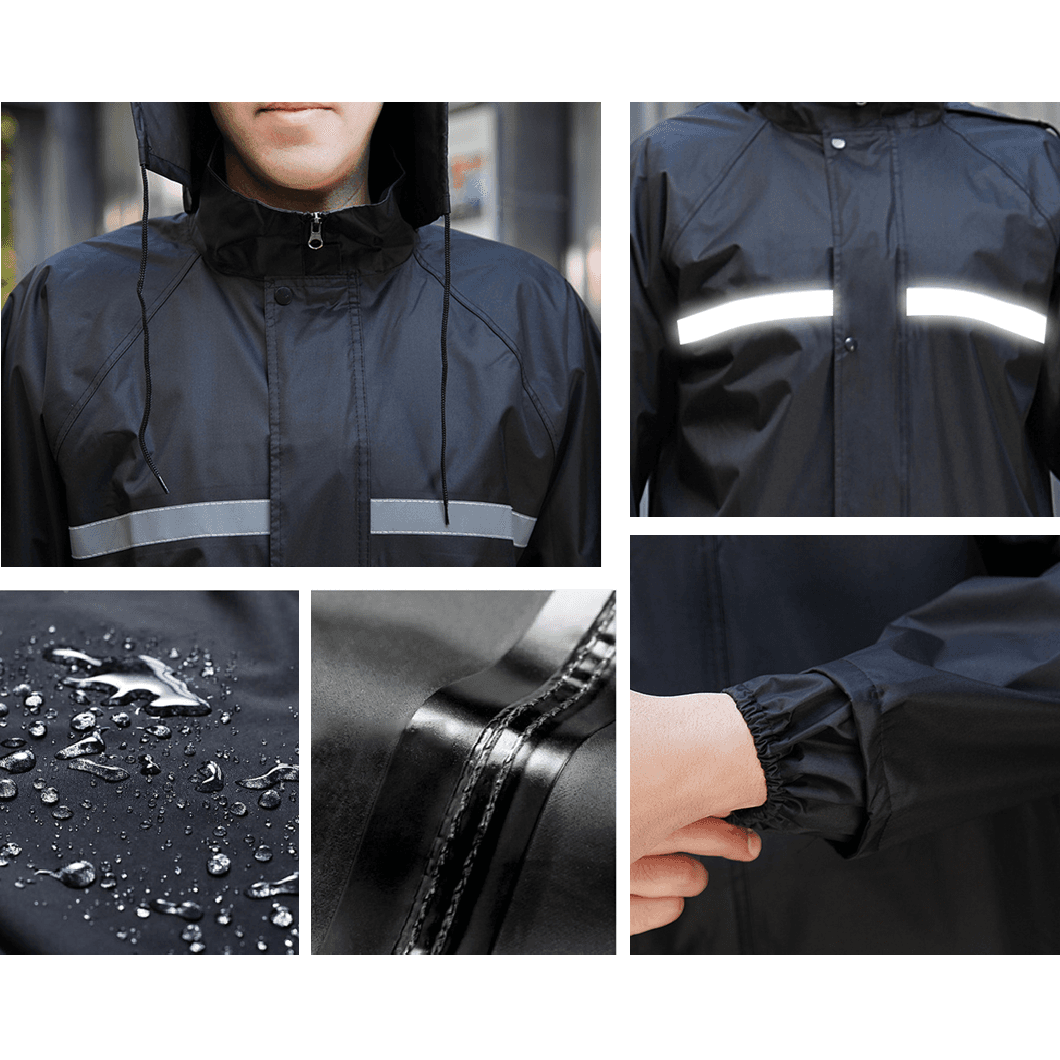 レインウェア 安全作業用レインコート