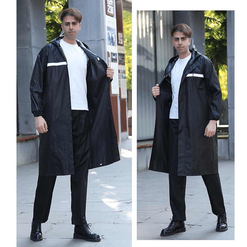 レインウェア 安全作業用レインコート