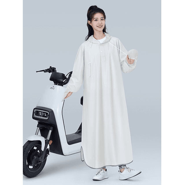 レインウェア かさばらないロング丈レインコート