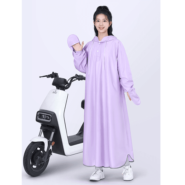 レインウェア かさばらないロング丈レインコート