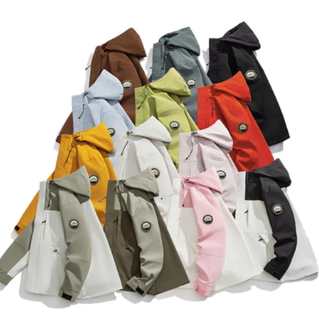 レインウェア アウトドア対応 多機能フードジャケット