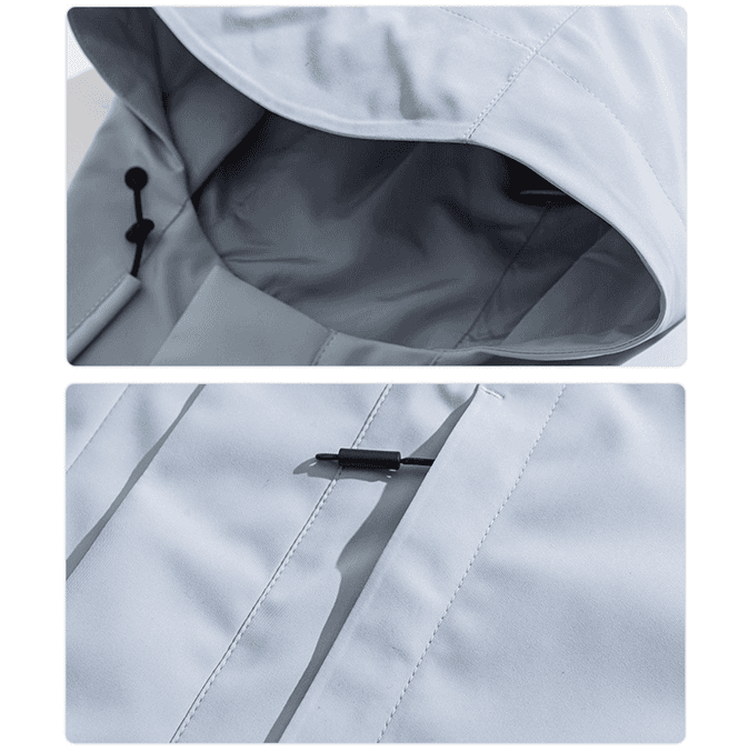 レインウェア アウトドア対応 多機能フードジャケット