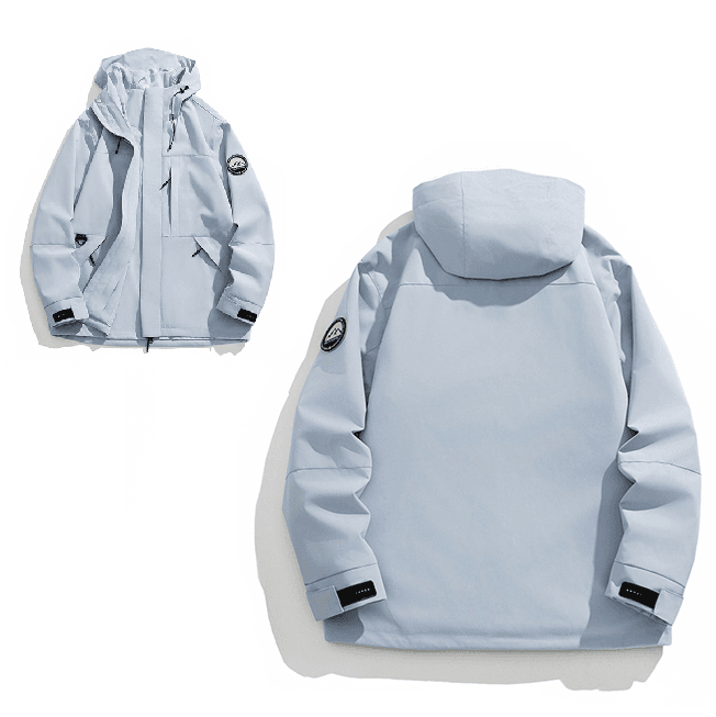 レインウェア アウトドア対応 多機能フードジャケット