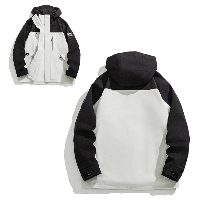 レインウェア アウトドア対応 多機能フードジャケット