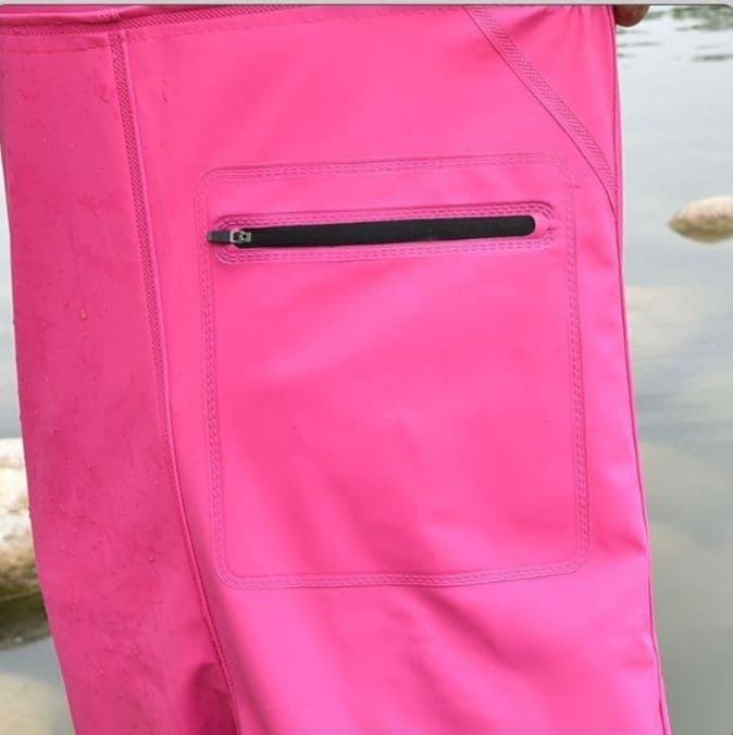 レインウェア 防水つなぎ型レディース胴付きウェーダー