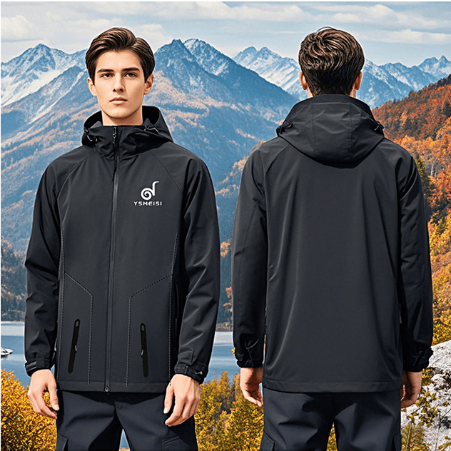 レインウェア 多機能アウトドア防水ジャケット