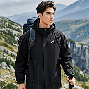 レインウェア 多機能アウトドア防水ジャケット