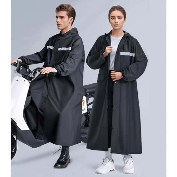 レインウェア 全天候型スクーター用ロングレインコート