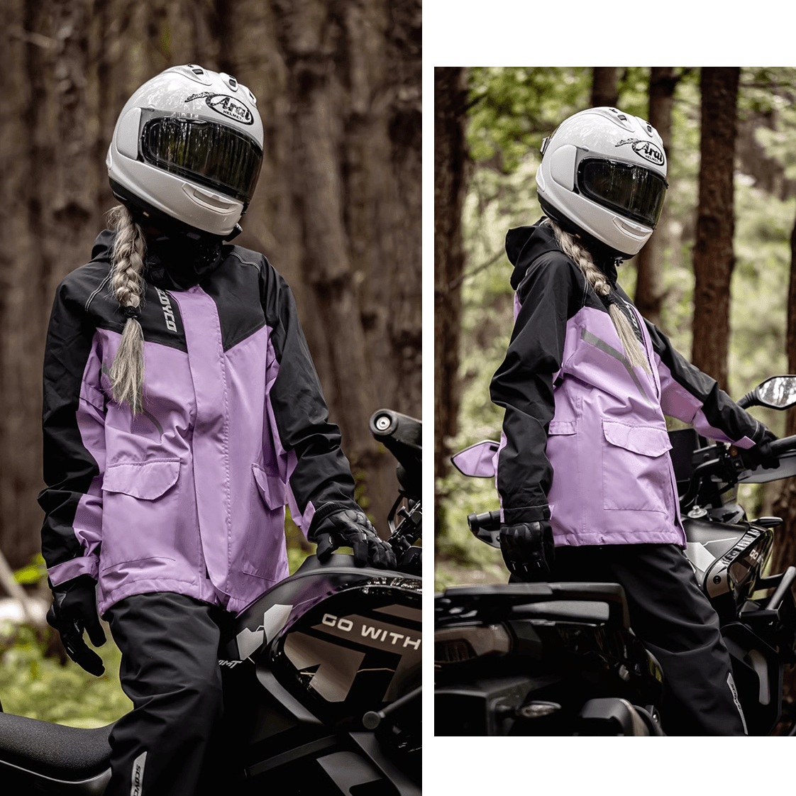 レインウェア バイク用オールシーズン防水ジャケット