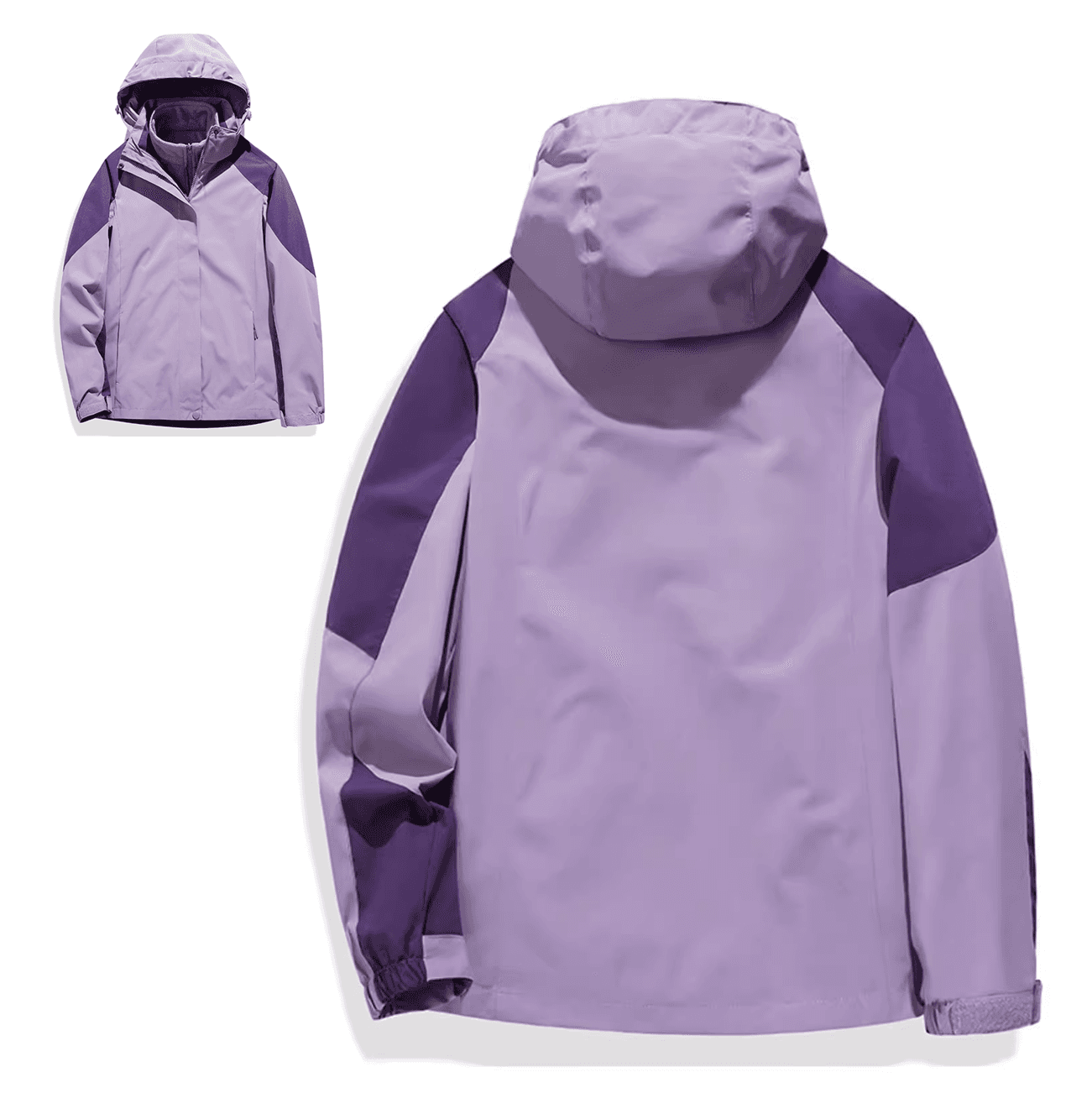 レインウェア アウトドア三層防水マウンテンパーカー