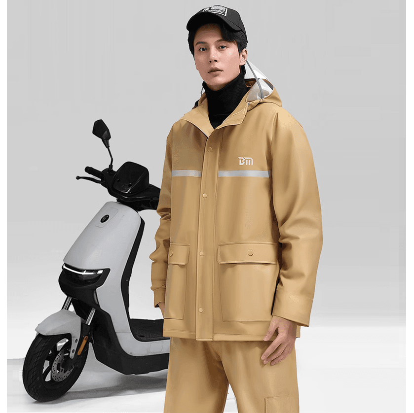 二重構造防水レインウェア