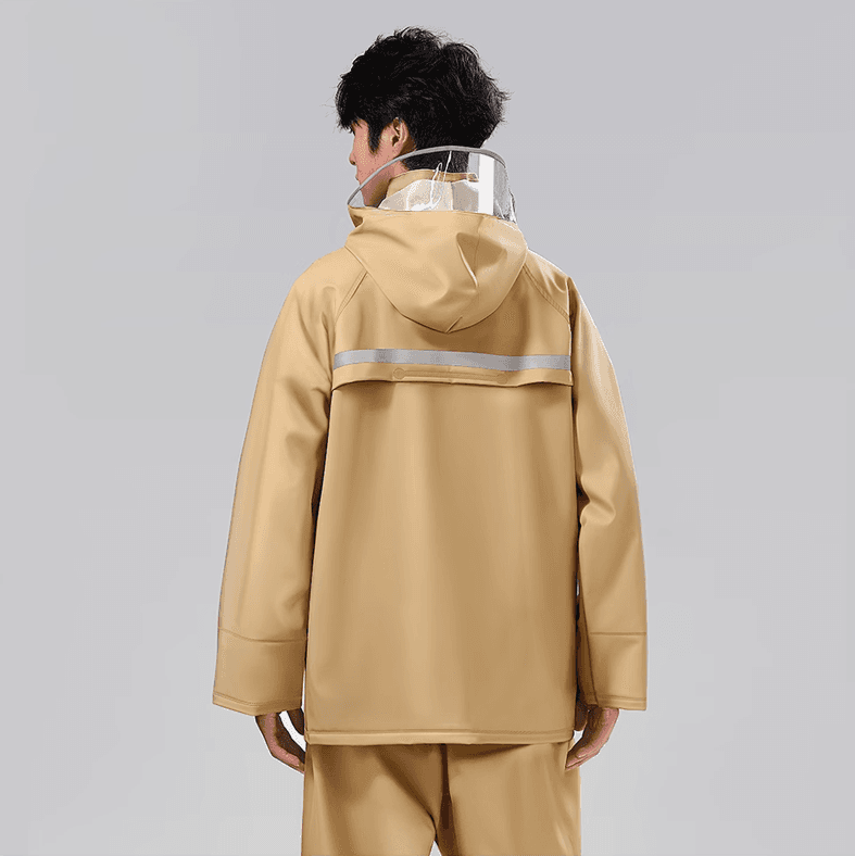 二重構造防水レインウェア