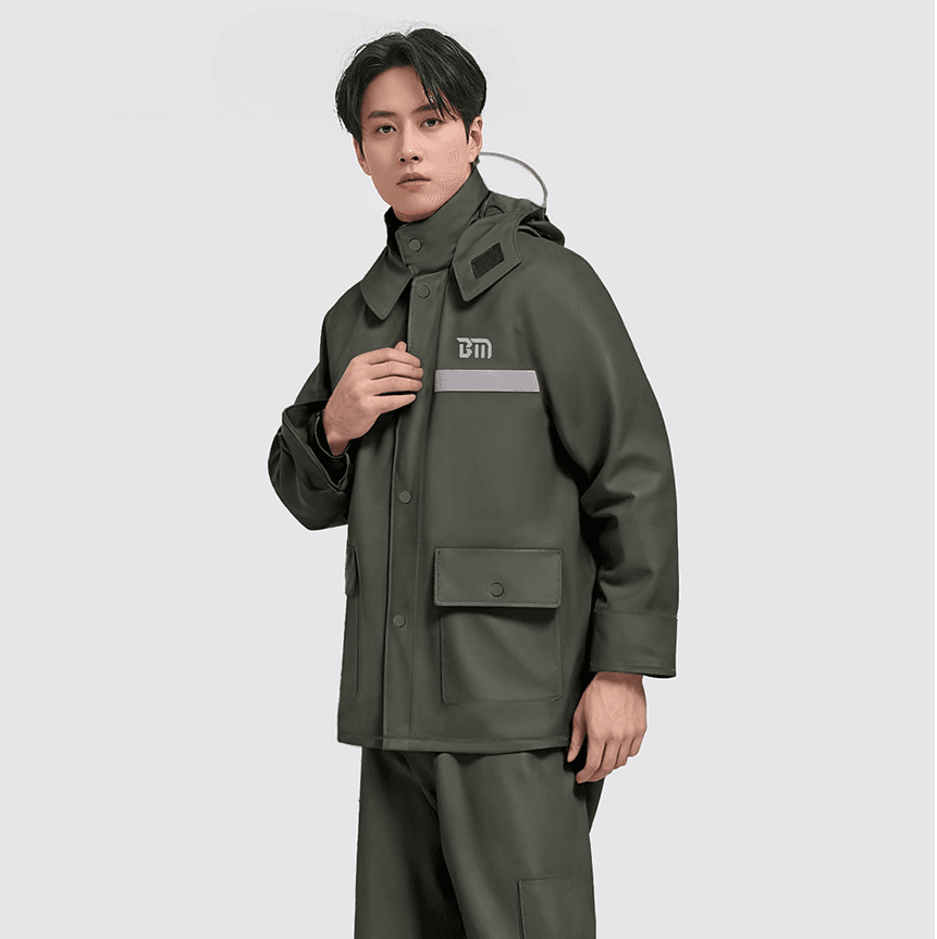 二重構造防水レインウェア