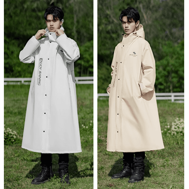 レインウェア 多機能防水ライダーズレインコート