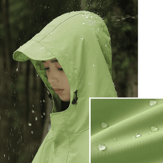 レインウェア 雨の日の冒険者 ロングレインコート