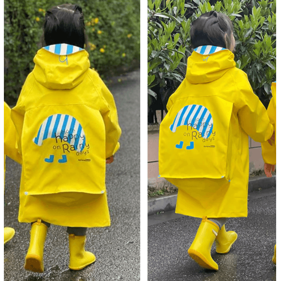 ぐんぐんのびのび雨空レインウェア