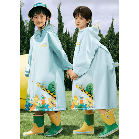 小学生のための雨の日おでかけレインウェア
