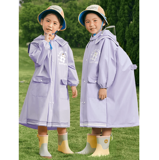 小学生のための雨の日おでかけレインウェア