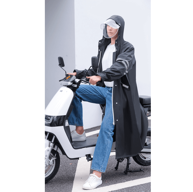 レインウェア 長丈ひざ下スタイリッシュレインコート