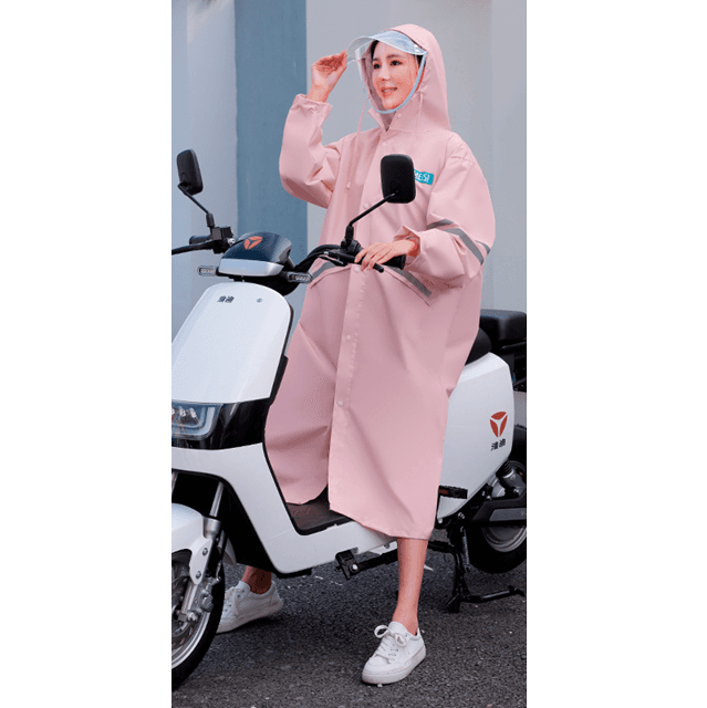 レインウェア 長丈ひざ下スタイリッシュレインコート