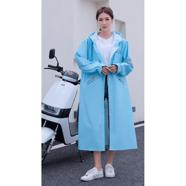 レインウェア 長丈ひざ下スタイリッシュレインコート