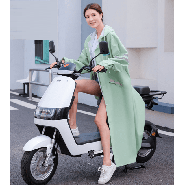 レインウェア 長丈ひざ下スタイリッシュレインコート