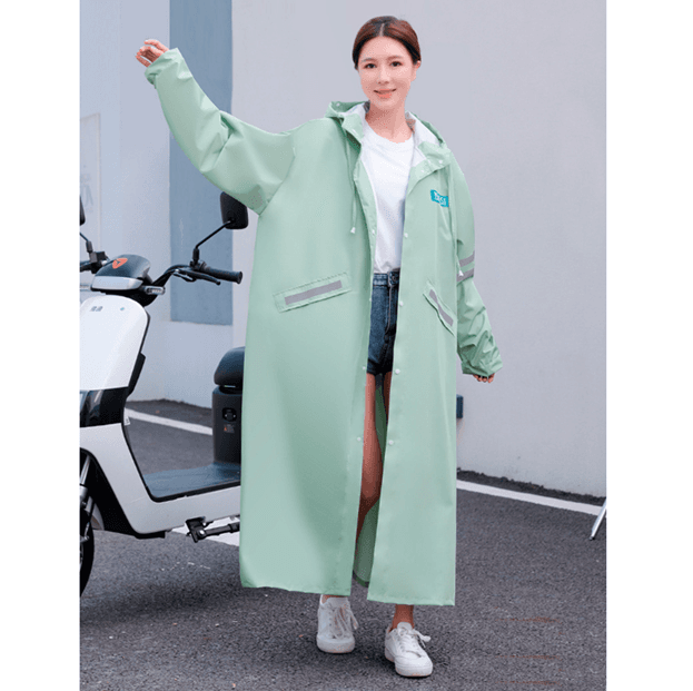 レインウェア 長丈ひざ下スタイリッシュレインコート