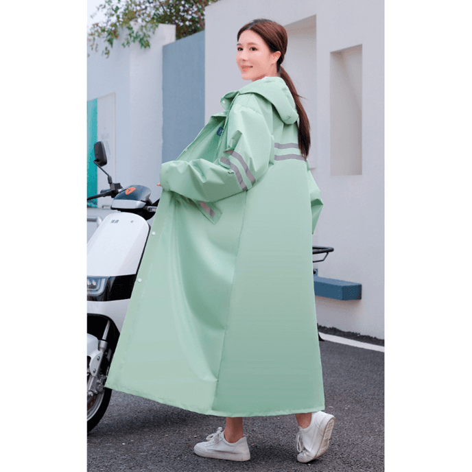 レインウェア 長丈ひざ下スタイリッシュレインコート