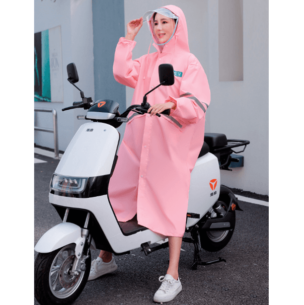 レインウェア 長丈ひざ下スタイリッシュレインコート