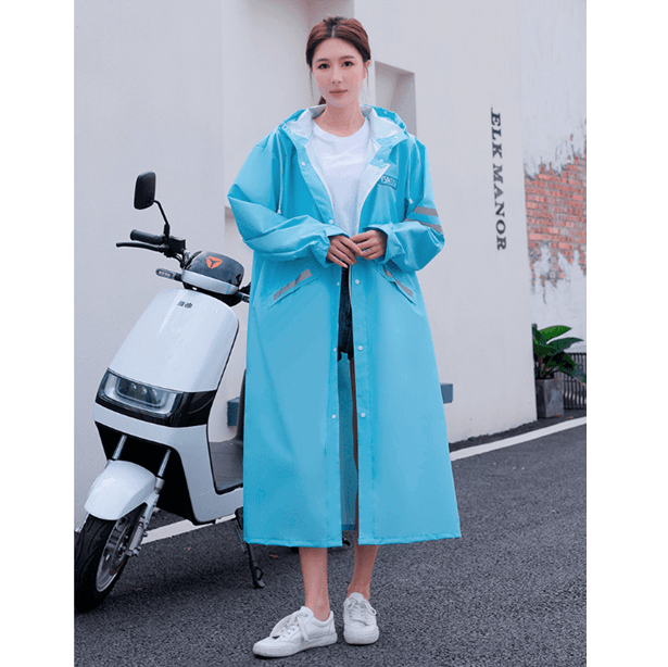 レインウェア 長丈ひざ下スタイリッシュレインコート