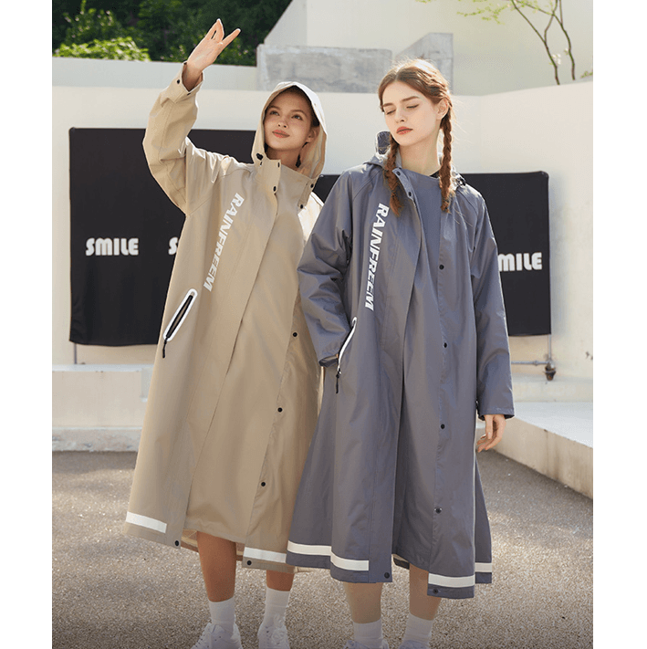 多機能ロング丈レインウェア
