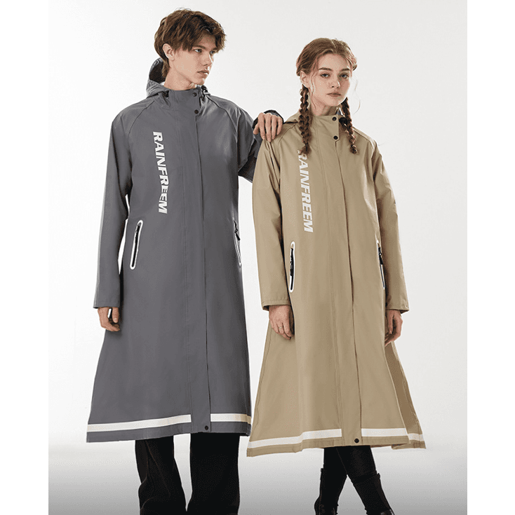 多機能ロング丈レインウェア