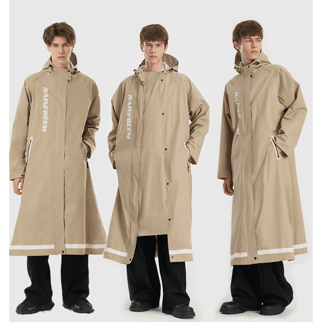 多機能ロング丈レインウェア