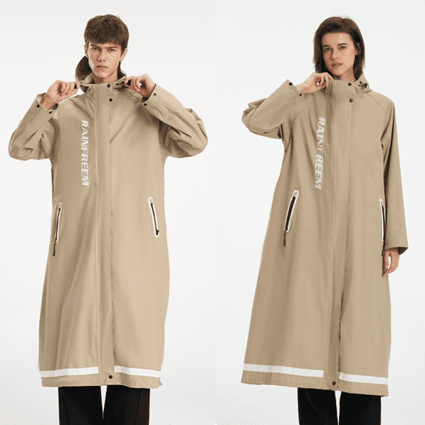 多機能ロング丈レインウェア