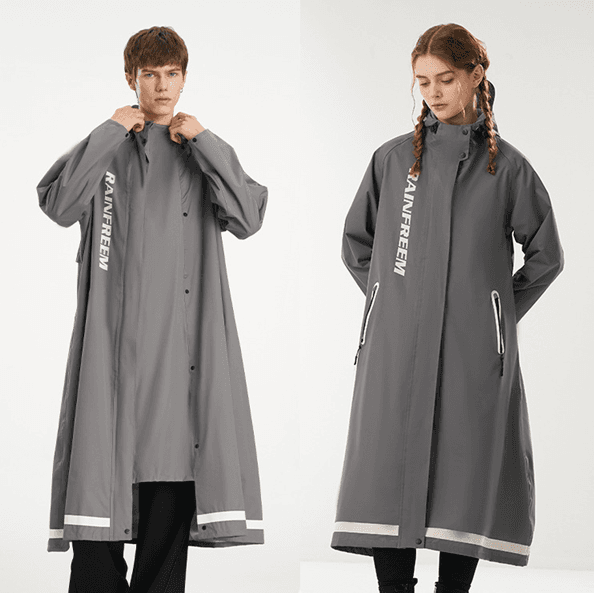 多機能ロング丈レインウェア