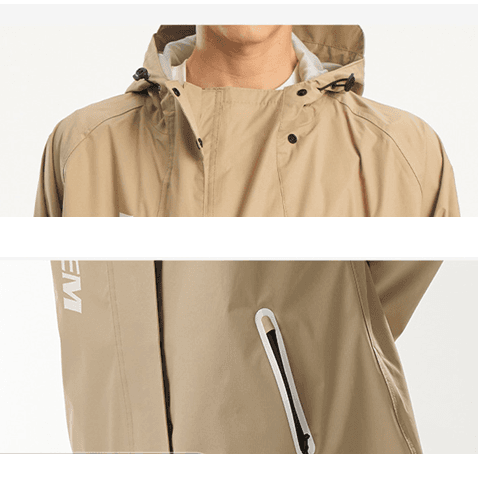 多機能ロング丈レインウェア