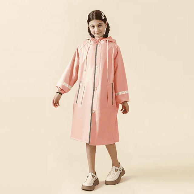 レインウェア 透明フード付き おでかけ雨具