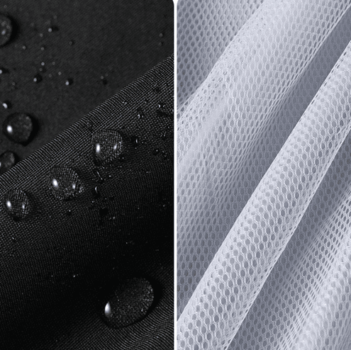 レインウェア 二重帽子付き防水アウトドアレインスーツ