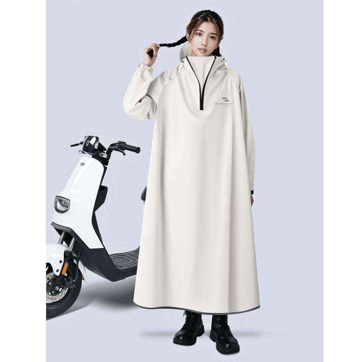 レインウェア バイク用フルカバーレインポンチョ