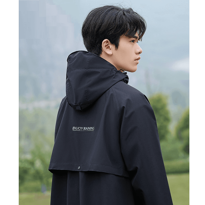 レインウェア 全天候型ロングレインコート