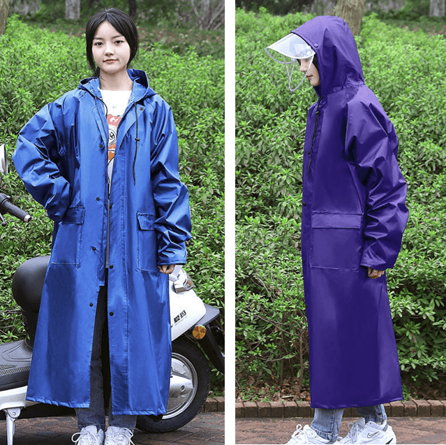 透明フード付き全身防水レインウェア