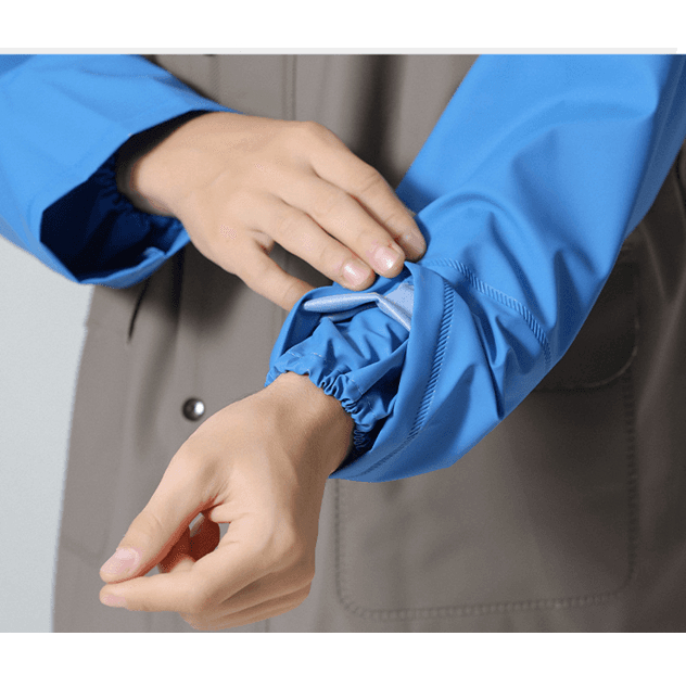 透湿ベンチレーション機能付き快適レインウェア