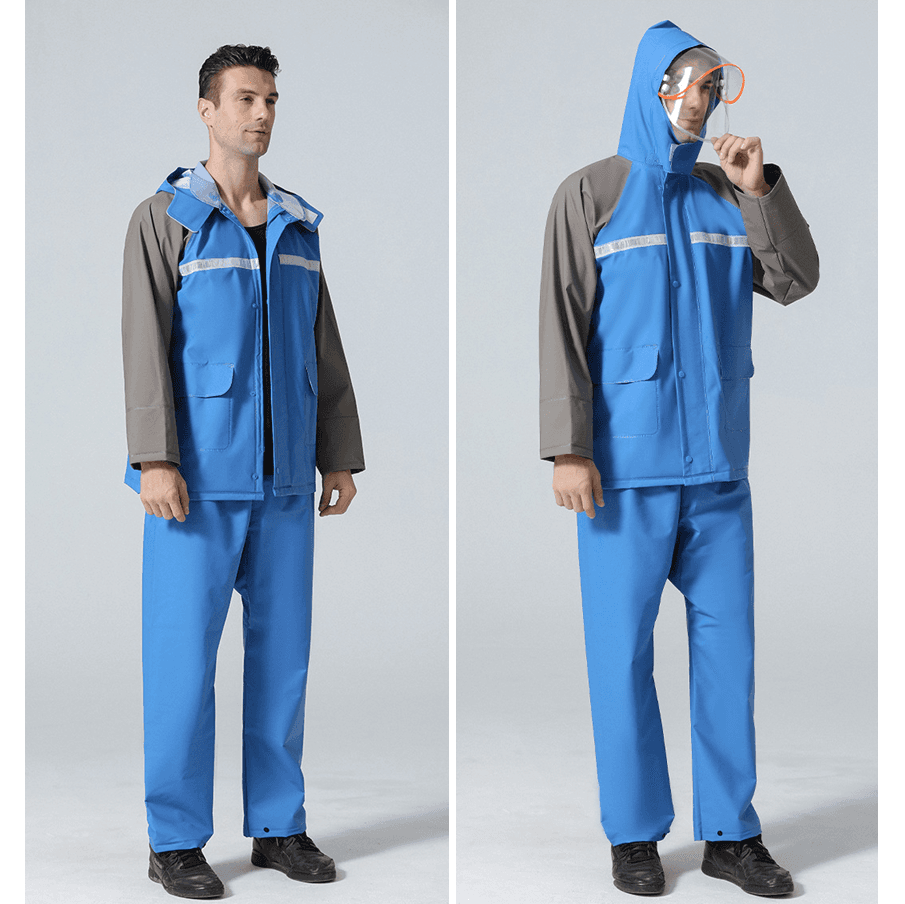 透湿ベンチレーション機能付き快適レインウェア